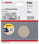 Bosch Professional 5 St&uuml;ck Schleifblatt M480 Best for Wood and Paint (Holz und