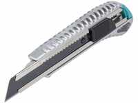 Wolfcraft Abbrechklingenmesser 4306000 – Extra scharfes Cutter Messer mit 18mm