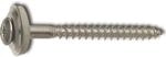 Spenglerschrauben Edelstahl 4.5x35 mm; 100 St&uuml;ck; mit Dichtscheibe D = 15 mm; A2