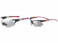 Uvex Unisex – Erwachsene, sportstyle 804 V Sportbrille, selbsttönend, black...
