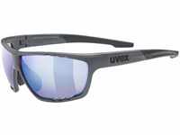 uvex Unisex – Erwachsene, Sportstyle 706 CV Sportbrille, kontrastverstärkend