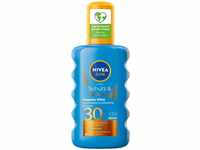 NIVEA SUN Schutz & Bräune Sonnenöl Spray LSF 30 (200 ml), Sonnencreme mit