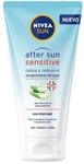 NIVEA SUN After Sun Sensitive Gel-Crema (1 x 175 ml), crema calmante con aloe vera,