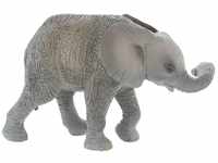 Bullyland 63659 - Spielfigur Afrikanisches Elefantenkalb, ca. 9,8 cm große
