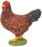 Bullyland 62316 - Spielfigur Huhn braun, ca. 4,6 cm gro&szlig;e Tierfigur, detailgetreu,