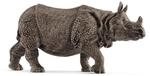 SCHLEICH WILD Life | Panzernashorn 14816 | detailgetreue Tierfiguren | Zoo Spielzeug