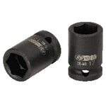 KS Tools 515.1032 1/2" Sechskant-Kraft-Stecknuss, kurz, 32mm