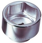 KS Tools 911.1058 1" CLASSIC Sechskant-Stecknuss, kurz, 58mm