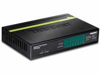 TRENDnet TPE-TG82G 8-Port GREENnet Gigabit PoE+ Switch, 61W PoE Leistung, 16...