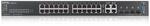 Zyxel Gigabit Ethernet Switch mit 24 Ports | Layer 2 Managed | L&uuml;fterloses Design 