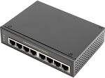 DIGITUS Industrieller 8-Port Gigabit Switch 1 Gbps Ethernet