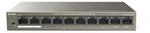 Tenda 10-Port Fast Ethernet PoE Switch mit 8 PoE+ Ports & 2 Uplink-Ports (QoS,...