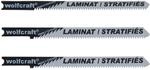 wolfcraft 3 Stichs&auml;gebl&auml;tter f&uuml;r Laminat und Parkett I 2674000 I U-Schaft I sehr