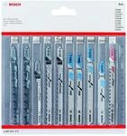 Bosch Accessories Professional 10tlg. Stichs&auml;genbl&auml;tter Set (f&uuml;r Holz und Metall,