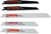 Makita P-83967 Recipros&auml;geblatt-Set 5-teilig, je 1x P-47086, P-04880, P-04927,