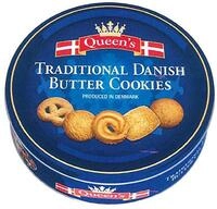 Queen`s Danish Butter Cookies, Traditionelle d&auml;nische Butterkekse, 500 g