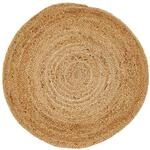 -LUXOR- living Teppich Mamda - Runder Jute Teppich alle Wohnbereiche oder als