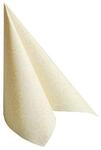 Papstar, 50 Servietten "ROYAL Collection" 1/4-Falz 40 cm x 40 cm champagner...