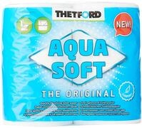 Thetford Aqua Soft WC Papier Toilettenpapier f&uuml;r mobile Toiletten 4 Rollen/Btl.