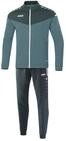 JAKO Kinder Trainingsanzug Polyester Champ 2.0, Steingrau/Anthra Light, 128
