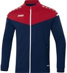 JAKO Herren Polyesterjacke Champ 2.0, Marine/Chilirot, S