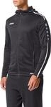 JAKO Herren Trainingsanzug Polyester Striker 2.0 mit Kapuze, schwarz/wei&szlig;, XXL,