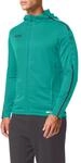JAKO Herren Trainingsanzug Polyester Striker 2.0 mit Kapuze, t&uuml;rkis/anthrazit, XL,