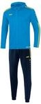 JAKO Herren Trainingsanzug Polyester Striker 2.0 mit Kapuze, blau/neongelb, S, M9419