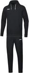 JAKO Herren Jogginganzug Base mit Kapuzensweatshirt, Schwarz, M