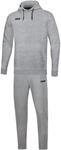 Jako Kinder Jogginganzug Base mit Kapuzensweat, hellgrau meliert, 164, M9465