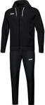 JAKO Herren Jogginganzug Base mit Kapuze, Schwarz, L