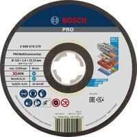 Bosch 1x PRO Multi Construction Trennscheibe f&uuml;r kleine Winkelschleifer und X-Lock,