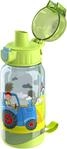 HABA 304486 - Trinkflasche Traktor, 400ml Kinder-Trinkflasche mit Traktor-Motiv in