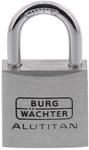 Burg-W&auml;chter Vorhangschloss, Vorh&auml;ngeschloss mit Schl&uuml;ssel, Duo Set, 5,0 mm
