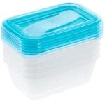 keeeper Frischhaltedosenset 5-teilig, 5 x 0,5 l, 15,5 x 10,5 x 6 cm, Fredo Fresh,