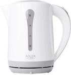 ADLER EUROPE AD 1244 Wasserkocher 2,5L &ndash; 2200W, elektrisch, f&uuml;r 8&ndash;9...