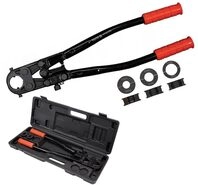 YATO Profi Rohrpresszange 4-teilig f&uuml;r Aluminium-Verbundrohre PEX-AL-PEX, 16-26mm,