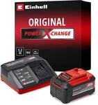 Original Einhell Starter Kit 5,2 Ah Akku und Fastcharger Power X-Change (Li-Ion, 18