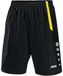 JAKO Herren Sporthose Turin, Schwarz/Citro, XL