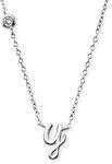 Engelsrufer Halskette aus Sterling Silber mit Anh&auml;nger Buchstabe Y - besetzt mit
