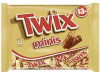 Twix Minis Schokoriegel, Karamell auf knusprigem Keks, Eine Packung (1 x 275g)