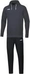 Jako Kinder Jogginganzug Base mit Kapuzensweat, hellgrau meliert, 164, M9465