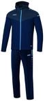 JAKO Damen Pr&auml;sentationsanzug Champ 2.0 mit Kapuze, Marine/Darkblue/Skyblue, 36