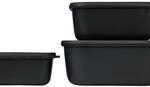 Mepal Multischale Cirqula Rectangular 3-teiliges Set - Mikrowellen Geschir -...
