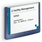 Durable T&uuml;rschild Click Sign, 149 x 105,5 mm, zum Ankleben oder Anschrauben,