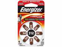 Energizer Hörgerätebatterien 312, EZ Turn & Lock, 8 Stück
