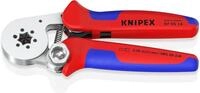 KNIPEX Selbsteinstellende Crimpzange f&uuml;r Aderendh&uuml;lsen mit Seiteneinf&uuml;hrung mit