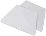 FMprofessional Teigschaber-Set Schwarz/Anthrazit &ndash; 21 x 12,7 cm, Kunststoff,