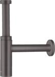 hansgrohe Siphon Flowstar S, Ablauf f&uuml;r Waschbecken, Brushed Black Chrome, 1.00