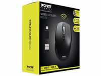 PORT DESIGNS 900713 Mouse Ambidextrous RF Wireless + USB Type-C 1600 DPI